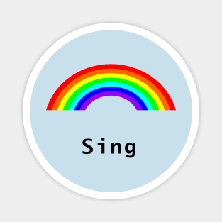 Sing Rainbow Magnet